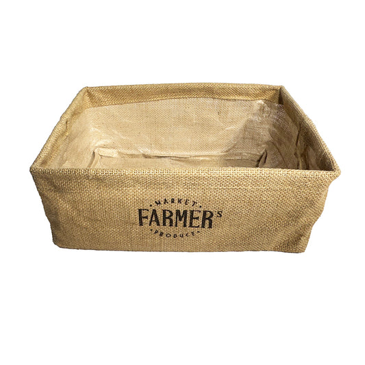 Large Hessien Basket