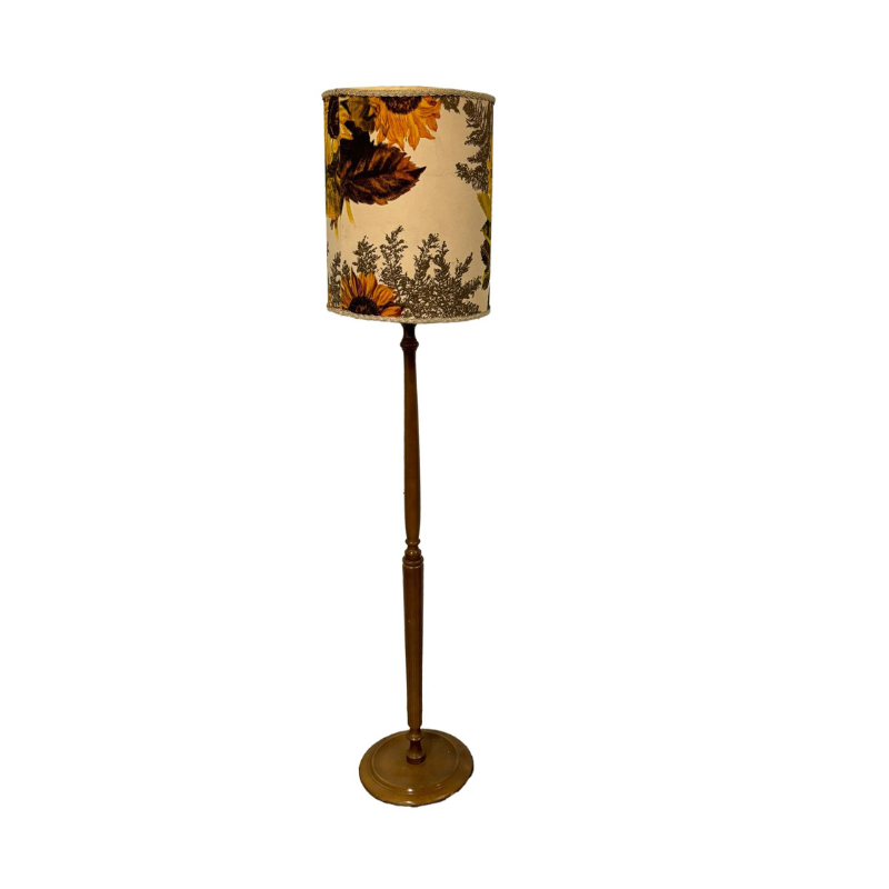 Teak Standard Lamp