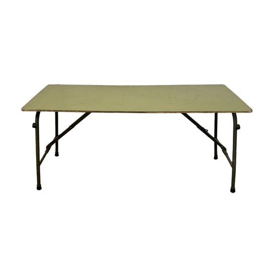 Green Trestle Table