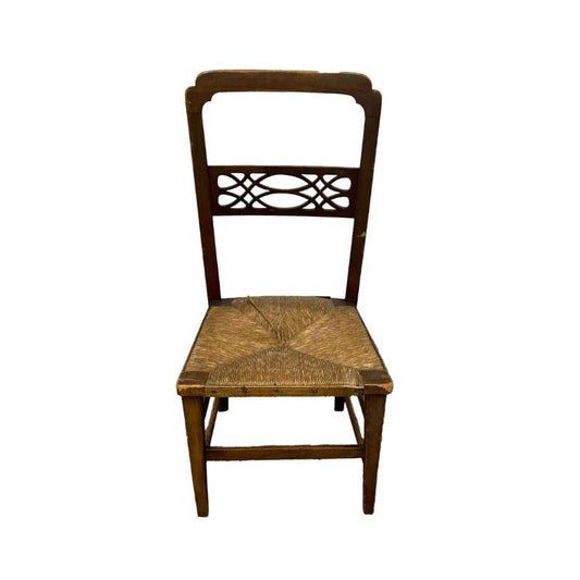 Ladder Back Chair with Rush Seat