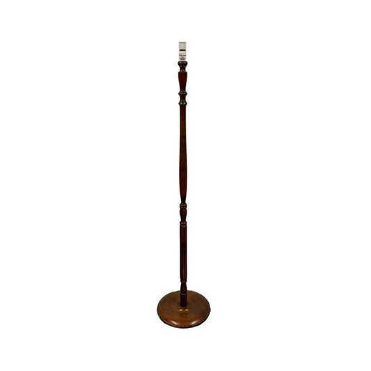 Turned Wood Floor Lamp