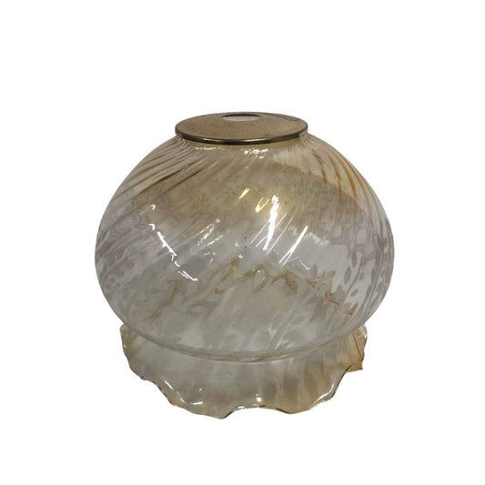 Wavy Amber Glass Shade
