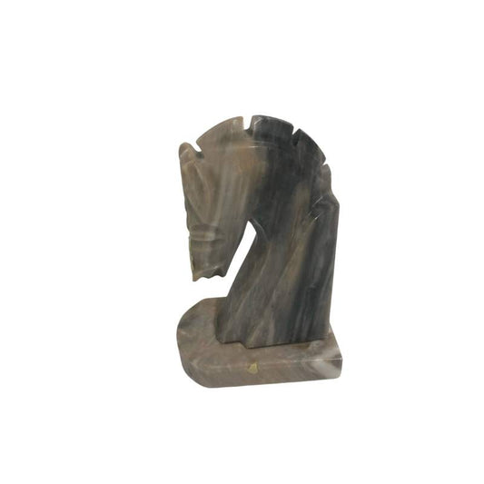 Onyx Horse Head Bookend