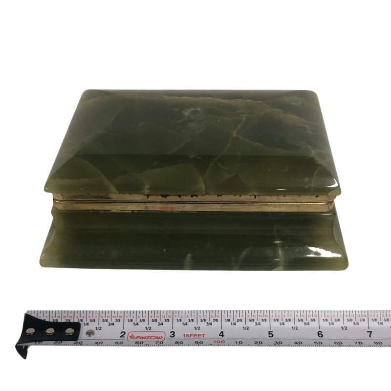 Green Onyx Marble Jewelry Box