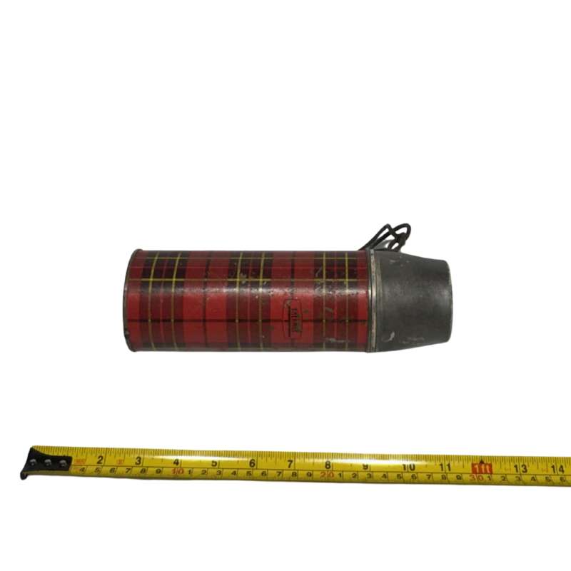 Vintage Tartan Thermos Flask