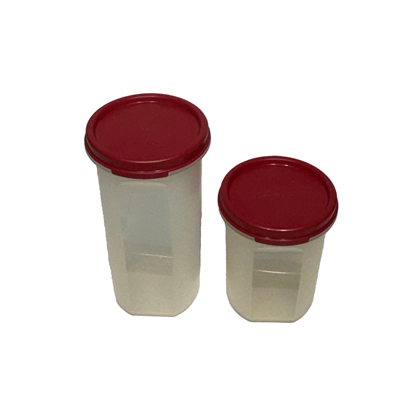 Pair of Tupperware Round Storage Containers