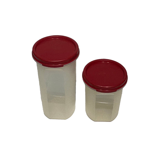 Pair of Tupperware Round Storage Containers