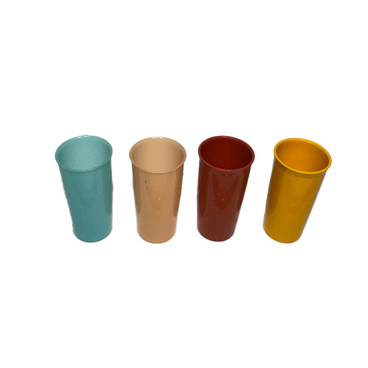 Tupperware Stacking Tumblers Set of 4 in Harvest Colours