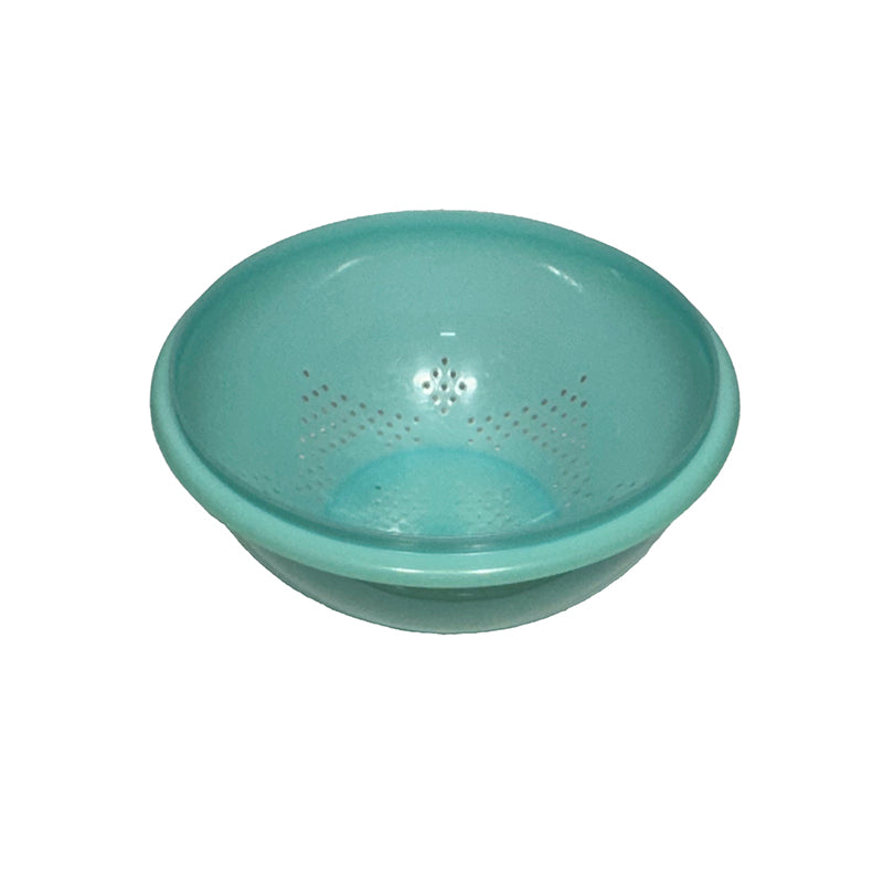 Teal Tupperware Small Colander Bowl