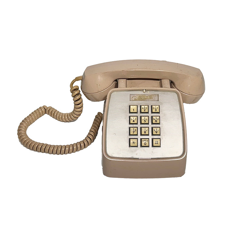 GTE Automatic Electric Push Button Telephone Pink