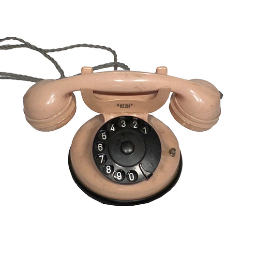 Safnat Milan Pink Rotary Telephone