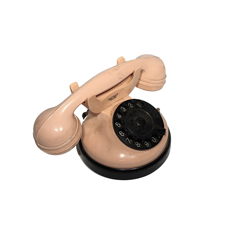 Safnat Milan Pink Rotary Telephone