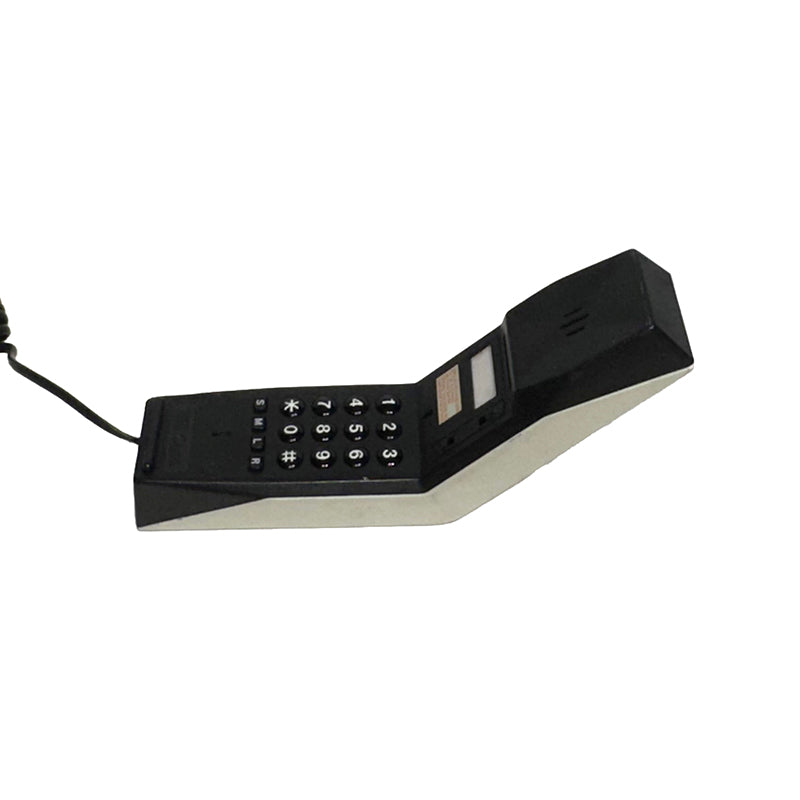 Black and White Corded Telephone