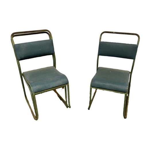 Green Stacking Chairs