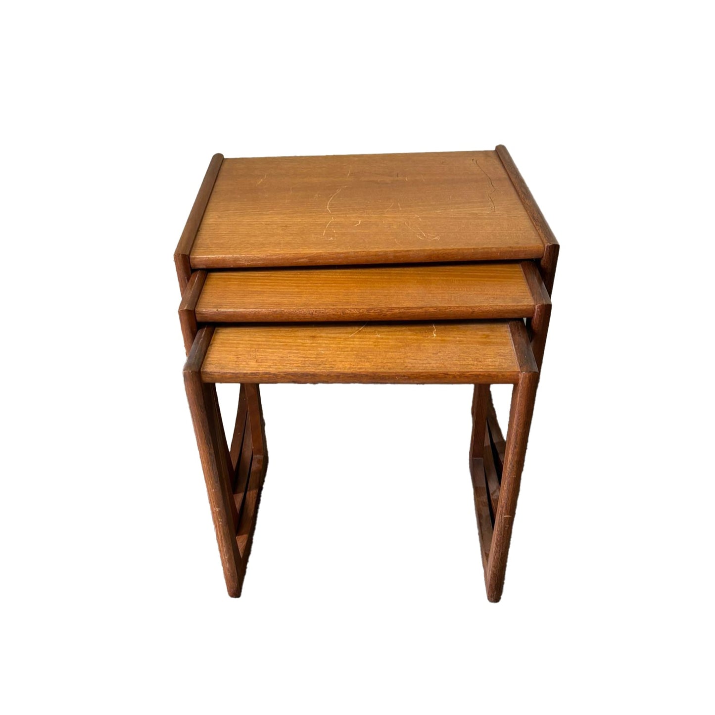 G Plan Quadrille Teak Nest Of Tables