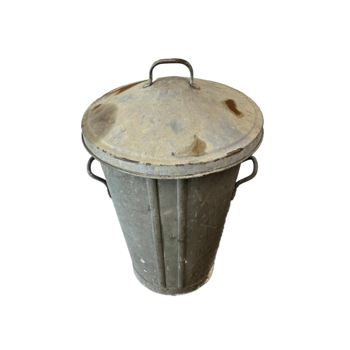 Heavy Galvanised Rubbish Bin