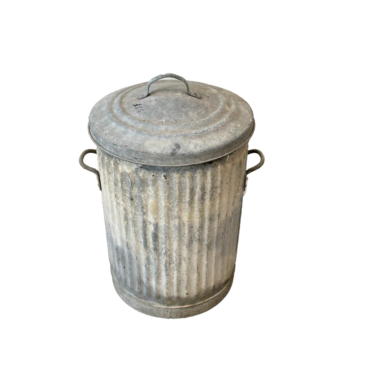 Heavy Galvanised Rubbish Bin