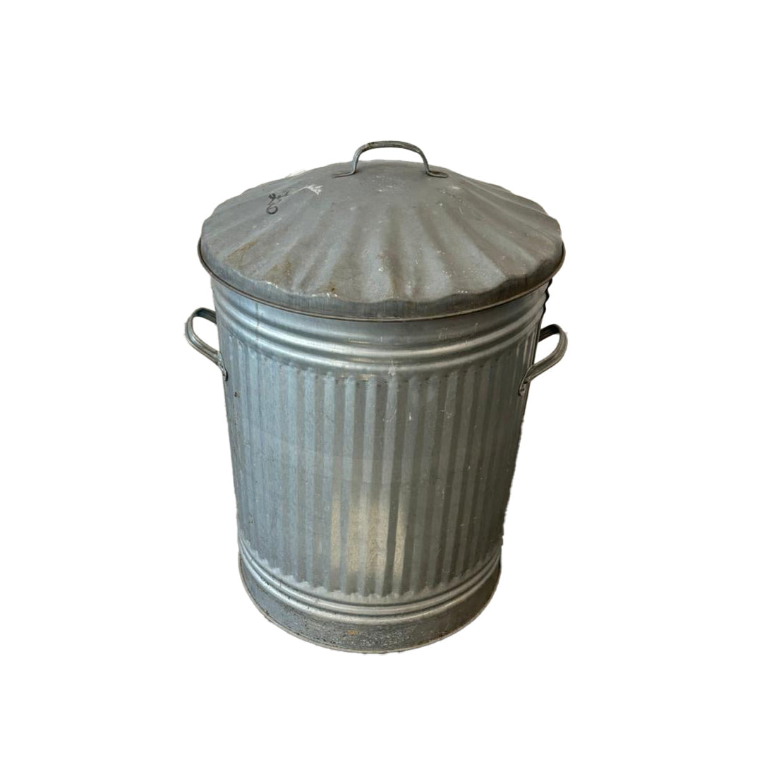 Heavy Galvanised Rubbish Bin