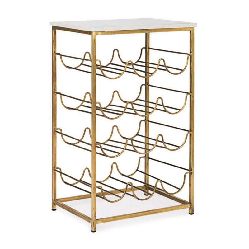 Gold Frame Wine Rack